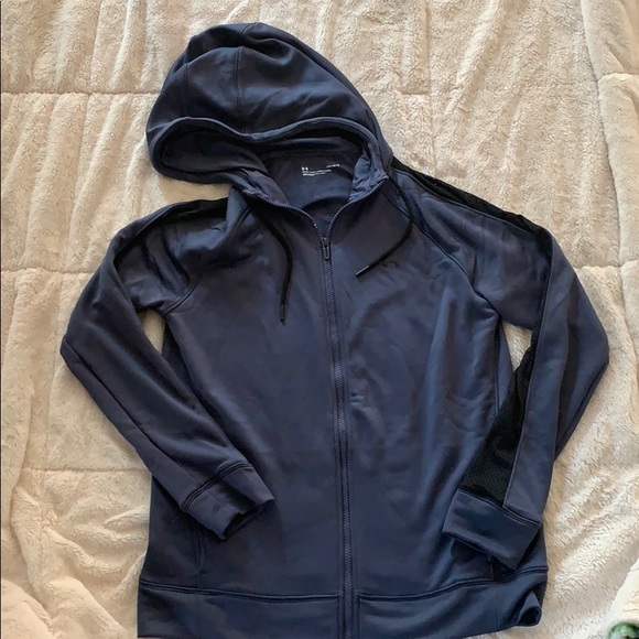 Under Armour Tops - New! UA Zip hood with mesh in sleeves